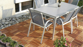 planeo tegola per legno per esterni acacia 30x30 cm - 5 pz.