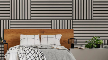 pannello acustico planeo - MixWall Timber Solid Velen Oak 52 x 104 cm | impiallacciato in vero legno (PLMW-20411A)