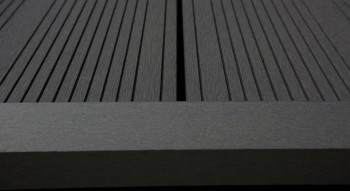 planeo pavimenti WPC listello angolare grigio scuro per pannelli di decking - 2,2m