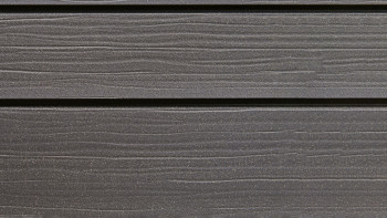 planeo Fassado - Rivestimento facciata a fasce romboidale WPC Grigio lava Prime
