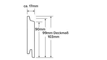 planeo Fassado - Rivestimento di facciata in WPC a rombi Prime pebble