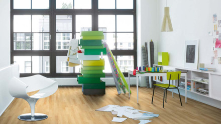Parador Engineered Wood Flooring Classic 3060 laccato opaco canadese in acero canadese con finitura opaca a 3 listelli