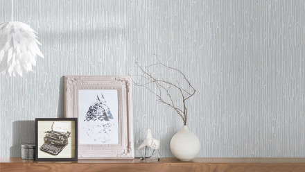 Carta da parati non tessuta Alpha Architects Paper Grey Metallic 282