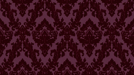Carta da parati in vinile floccato Castello Architetti Carta Ornamenti Rosso 825