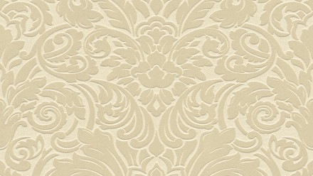 Carta da parati in vinile floccato Castello Architetti Carta Ornamenti Beige 831