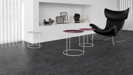 Gerflor pavimenti in pvc - Senso Natural Night Slate - Ottica per piastrelle autoadesive smussate