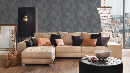 Carta da parati Daniel Hechter 5 Pareti Livingwall Moderna parete in legno Grigio Nero 333