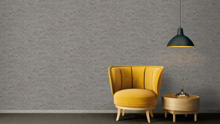 Carta da parati in vinile Absolutely Chic Architects Paper Modern Nature Metallic Grey 721