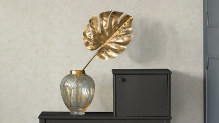 Carta da parati in vinile Absolutely Chic Architects Paper Modern Plain Metallic White Cream 743