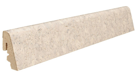 Battiscopa Haro per pavimenti in sughero - 19 x 39 mm - Acros bianco antico /Lagos crema