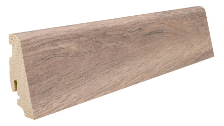 Battiscopa Haro 19 x 58 mm in legno di leccio crema