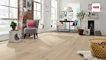Haro Parquet 4000 2V rovere 2V grigio sabbia sauvage