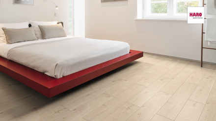 HARO Corkett pavimento in sughero a cliccare Arteo XL Rovere Portland bianco