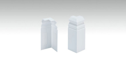 Angoli esterni autoadesivi per battiscopa F100202AB Alt-Berlin Bianco 18 x 80 mm