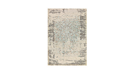 tappeto planeo - damasco 8067 grigio / menta