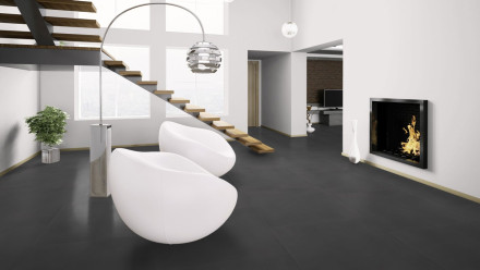Wineo Vinile adesivo - 800 tile XL Solid Dark (DB00096-2)