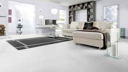 Wineo Vinile adesivo - 800 tile L Solid White (DB00102-3)