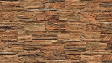 planeo WoodWall - Legno di cristallo marrone naturale