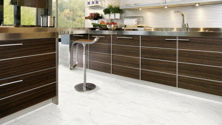 Wineo pavimento organico - PURLINE 1500 stone XL White Marble (PL090C)