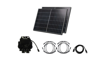 centrale elettrica da balcone planeo 2 moduli FV da 820W e inverter 600/800W