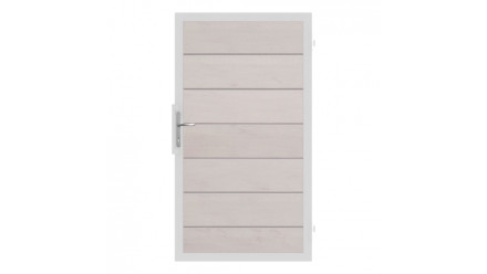planeo Gardence Strong XL - Porta universale BPC Bicolore Bianco con telaio in alluminio