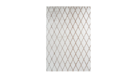 tappeto planeo - Vivica 225 bianco / taupe