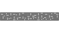 planeo Gardence inserto design - Mesh 179,5x25,5x0,15 cm