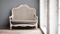 Carta da parati in tessuto non tessuto Alpha Architects Rami in stile country grigio metallico 264