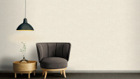 Carta da parati in vinile Absolutely Chic Architects Paper Modern Plain Metallic Cream White 703