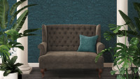 Carta da parati in vinile Absolutely Chic Architects Paper Modern Nature Blue Black 726