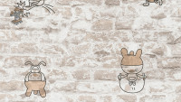 Ragazzi e ragazze 6 A.S. Création carta da parati per bambini carta da parati per bambini figure murali in pietra beige grigio grigio nero 873