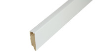 Battiscopa a LED con rivestimento in lamina/bianco