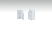 Angoli esterni autoadesivi per battiscopa F100201AB Alt-Berlin Bianco 18 x 60 mm