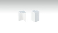 Angoli esterni autoadesivi per battiscopa F100201M Modern White 18 x 50 mm - 2pz. (9062272001)