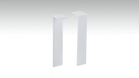 Pezzo di collegamento autoadesivo per battiscopa F100202M Bianco moderno 18 x 80 mm (9062322001)