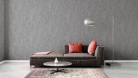 Carta da parati in vinile Best of Wood'n Stone 2a edizione A.S. Création moderna tinta unita cemento aspetto grigio 265