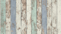 Carta da parati in vinile Best of Wood'n Stone 2a edizione A.S. Création in stile rustico in legno blu marrone bianco 141