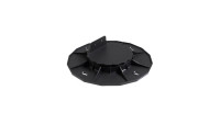 supporto per decking planeo con base girevole - altezza regolabile 18 - 33 mm