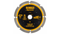 Lama per sega circolare DeWalt Diamond PCD 216mm 8 denti - codolo da 30mm