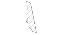 Battiscopa Haro frassino bianco chiaro 19 x 58 mm