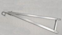 Set di montaggio Planeo PV Alu 4in1 per balconi, tetti piani, facciate / pareti, tetti in lamiera - Completo per un modulo FV