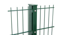 pali di recinzioni tipo FB verde muschio per recinzioni a doppia maglia