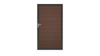 planeo Solid - Terra porta universale con telaio in alluminio antracite