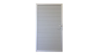 planeo Alumino - Porta universale grigio argento con telaio in alluminio