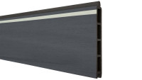 planeo Solid - Profilo singolo Lightstripe grigio pietra coestruso