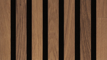 Pannelli acustici MEISTER Acoustic Sense WOOD - Rovere marrone 4312 - 260 x 33 cm