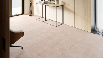 planeo Vinile rigido a incastro - Pietra Botticino Classico Light | Isolamento acustico Impact integrato (100P2911)