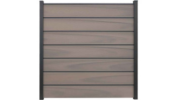 planeo Gardence Deluxe - Recinzione in BPC Bicolore co-ex