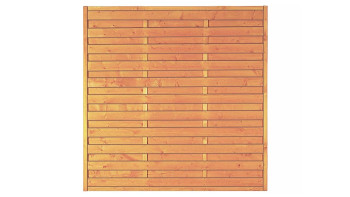 planeo TerraWood - recinzione a doghe PRIME in pino 180 x 180 cm