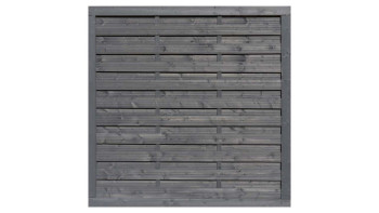 planeo TerraWood - PRIME Recinzione sigillata pino grigio scuro 180 x 180 cm